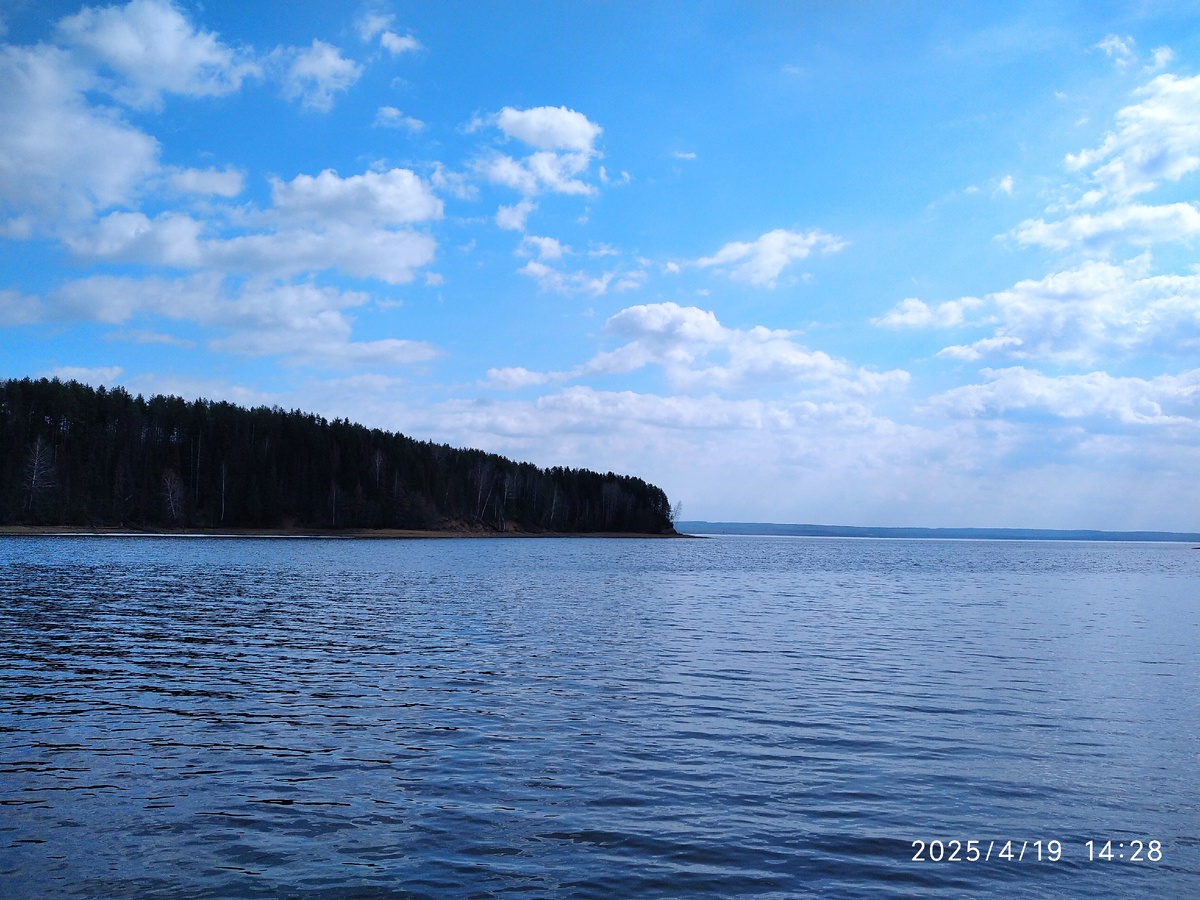Степановский залив на реке Каме (моя фотография)