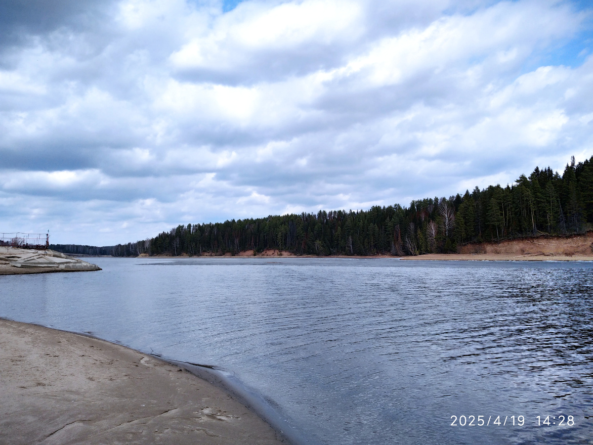 Вид на залив со стороны Камы (моя фотография)