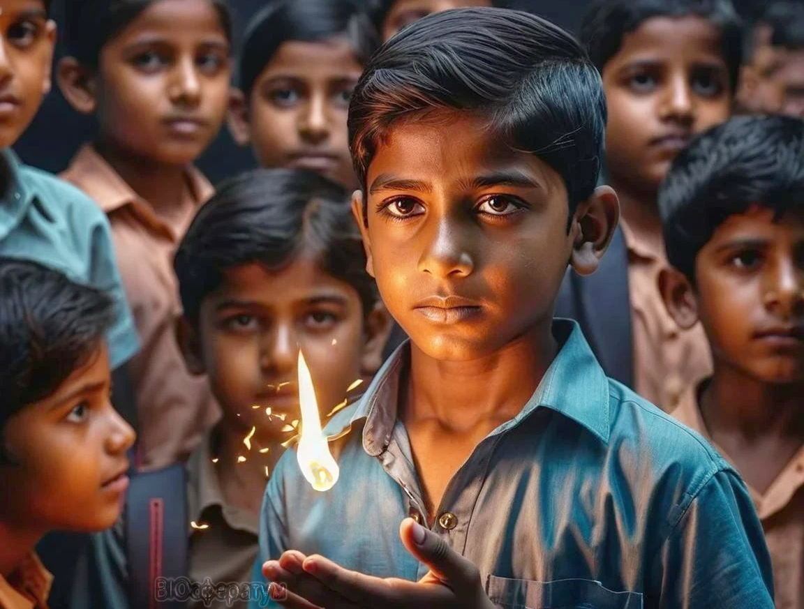 Мальчик обладал необычной способностью.