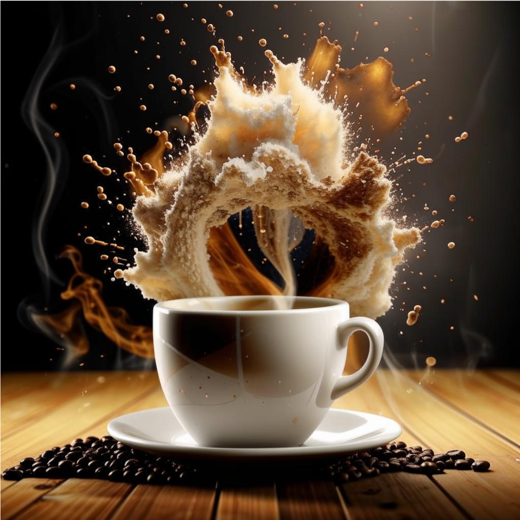 Выплескивающийся кофе