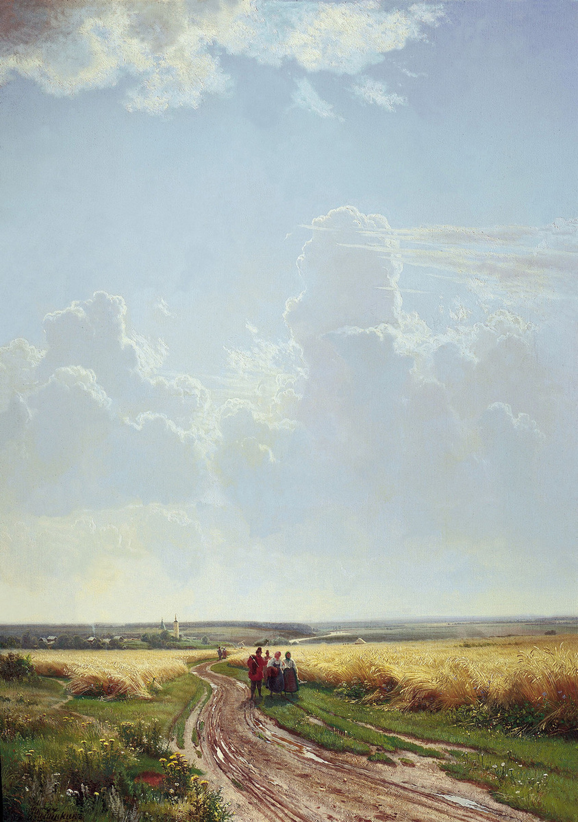 Иван Шишкин. Полдень. В окрестностях Москвы. 1869. Холст, масло.
