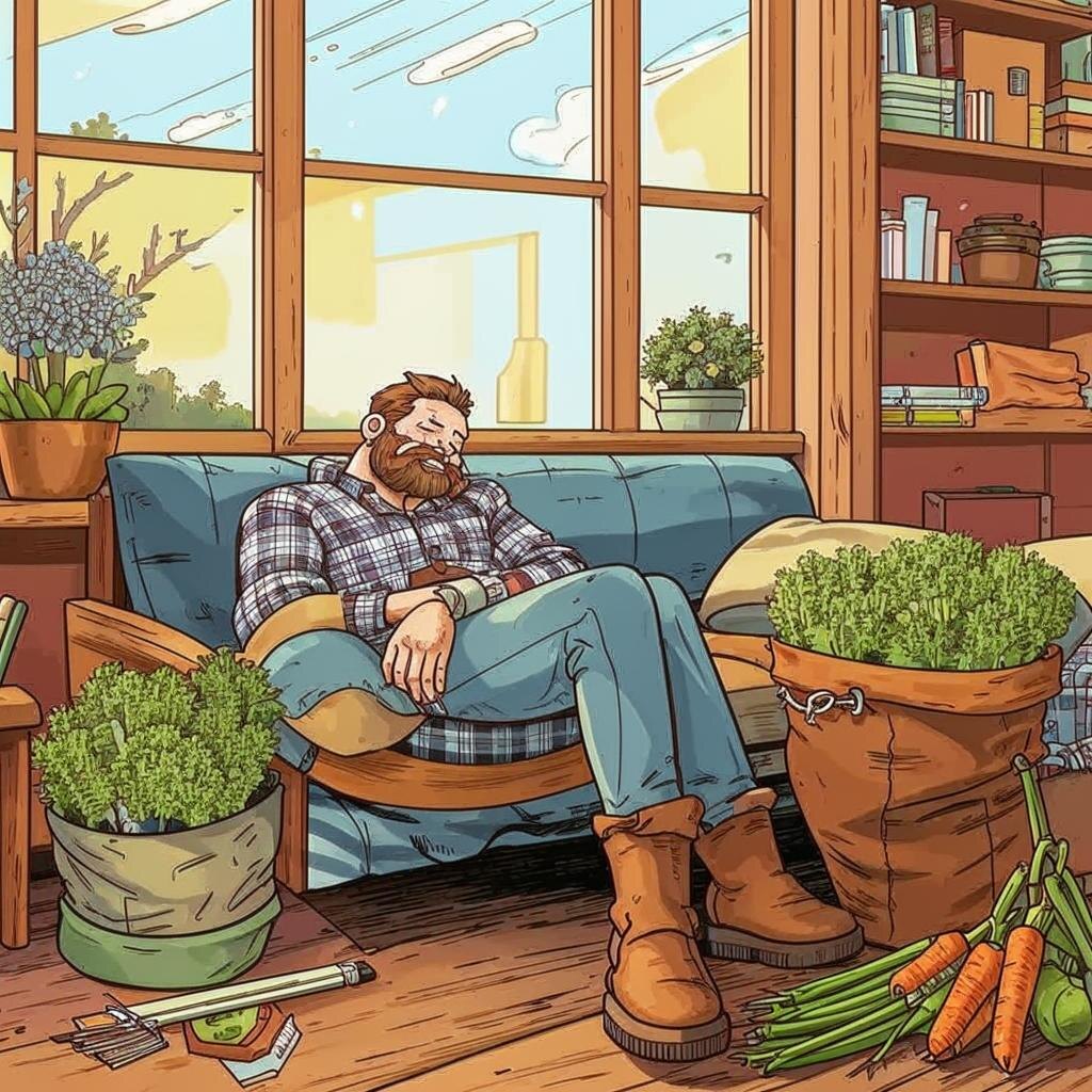 Так выглядят авторы канала после возвращения с дачи...