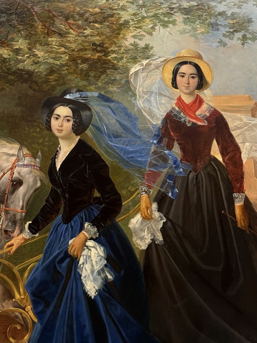 Карл Брюллов "Портрет сестер Шишмаревых".