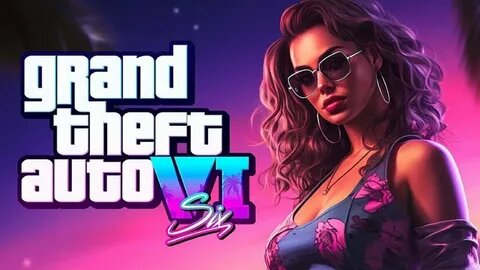 Арт в стиле GTA 6