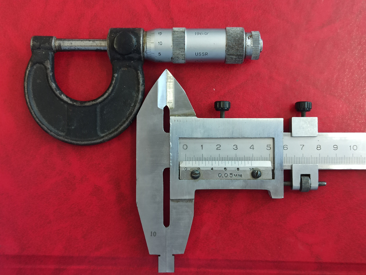 Навыки умения обращаться с этими средствами измерения будут проверяться на зачёте