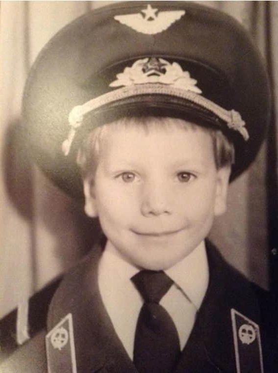 Александр Устюгов в детстве