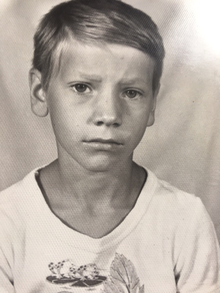 Александр Устюгов в детстве