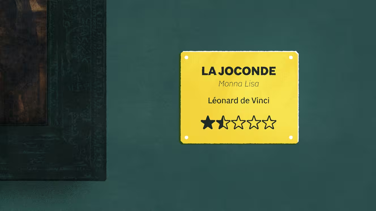 В феврале 2024 года сайт Coupon Birds назвал «Мону Лизу» Леонардо да Винчи самым разочаровывающим шедевром в мире. (ДЖЕРЕМИ ЛУЧАНИ / FRANCEINFO).