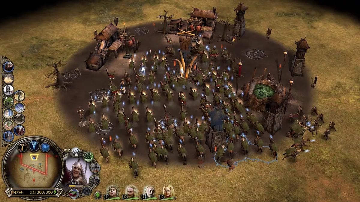 скриншот из The Lord of the Rings: The Battle for Middle-earth (2004).