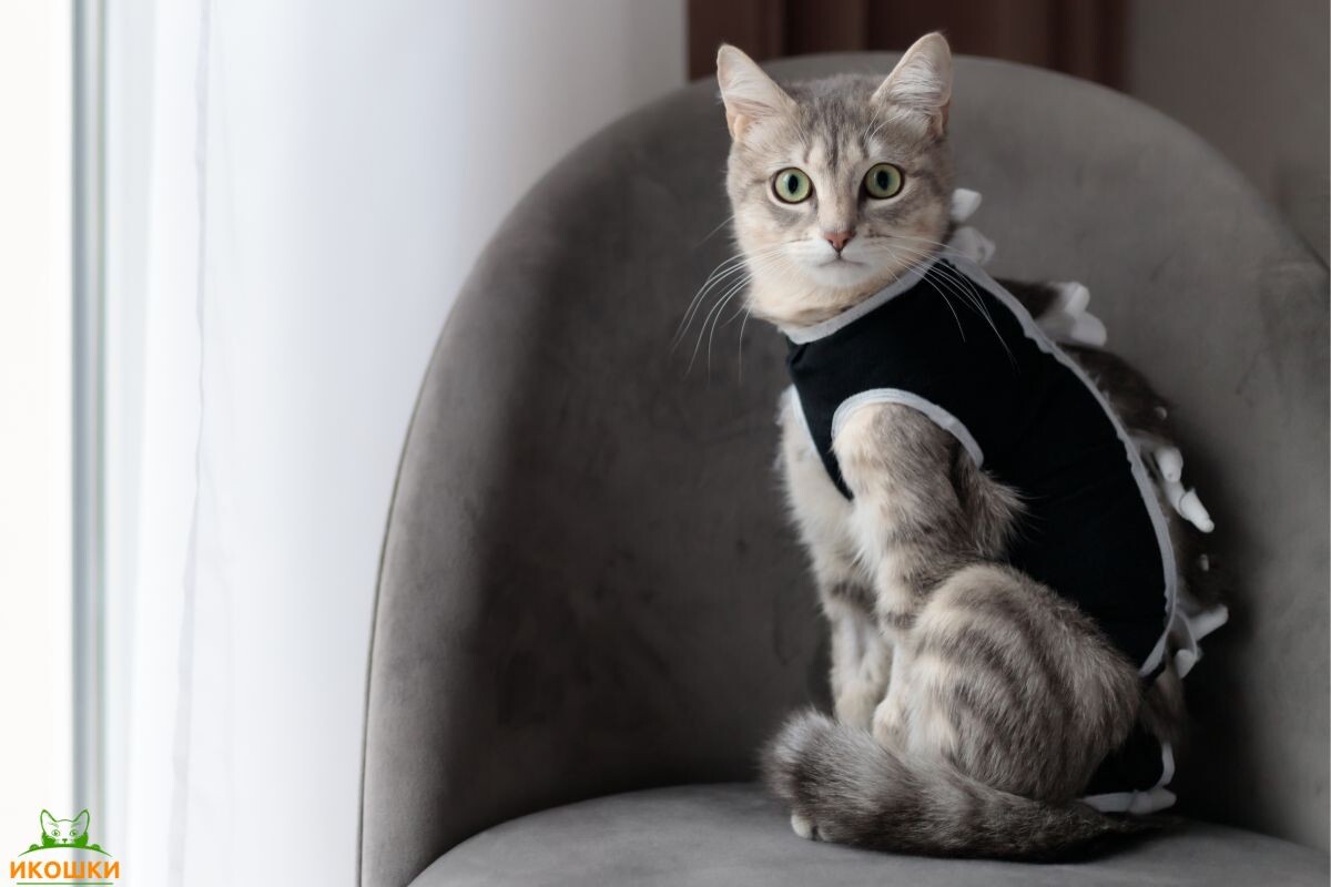 Кот после кастрации