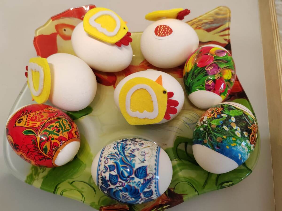 Наши пасхальные яйца