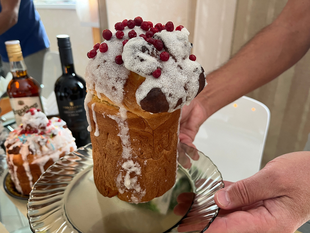 Этот кулич самый занятный вышел...