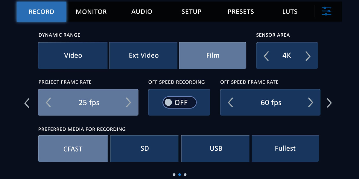 Режимы съёмки (DYNAMIC RANGE)