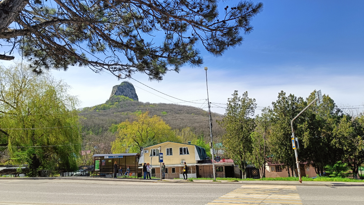 Впереди гора Медовая