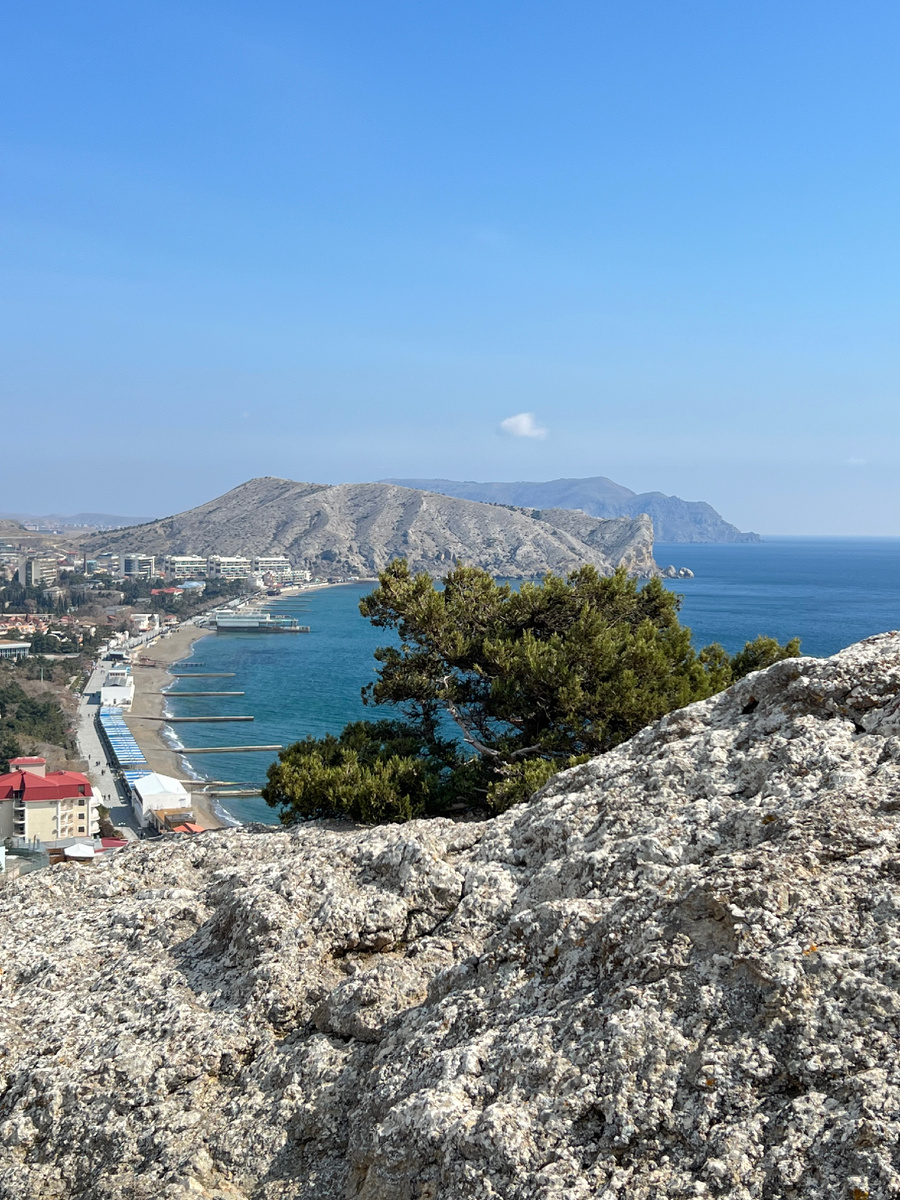 Вид на набережную Судака 