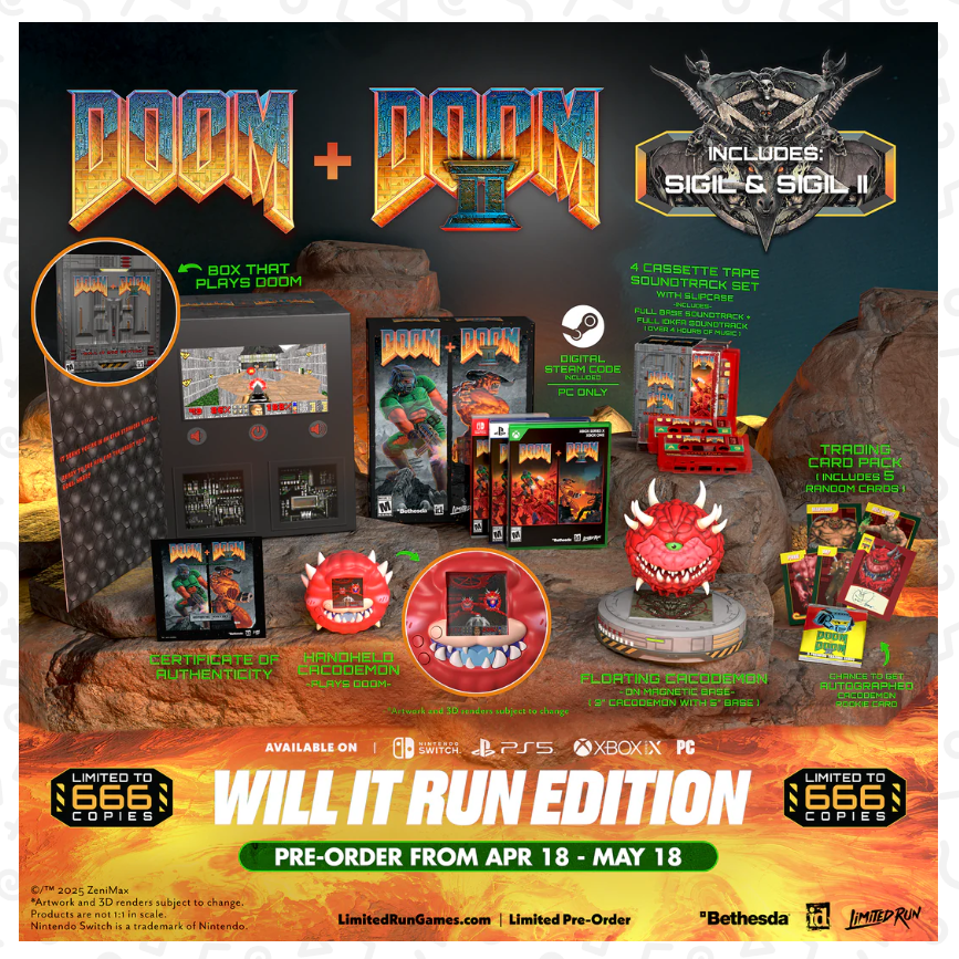    DOOM портировали на коробку коллекционного издания DOOM