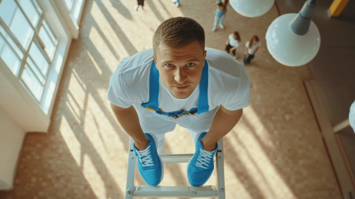 День чистых штанов у строителя. 