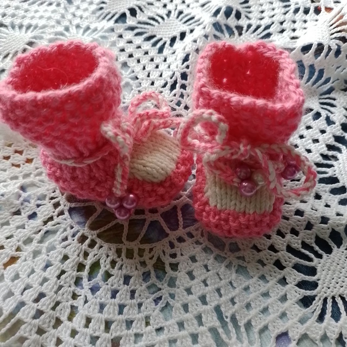 Пинетки для малышки Вязание для Вас Ольга Мункина