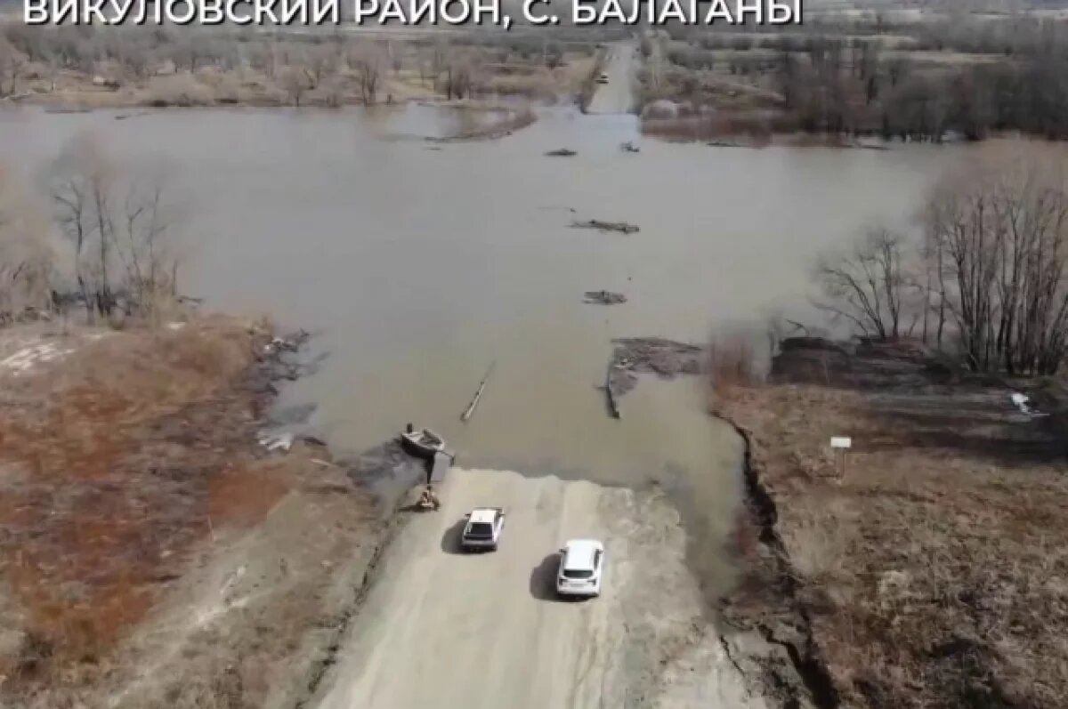    Пик паводка в Тюменской области скорректировали