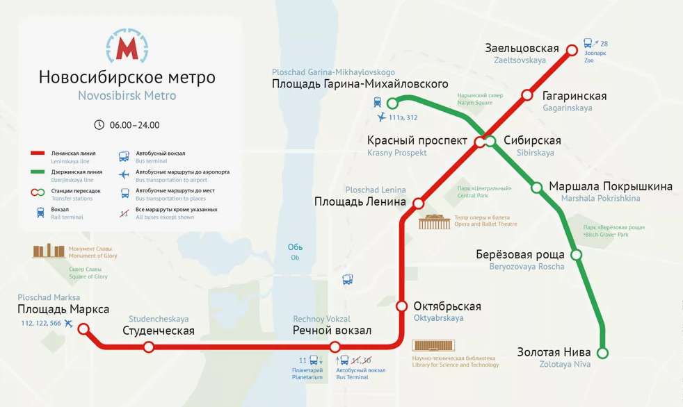 метро города Новосибирска