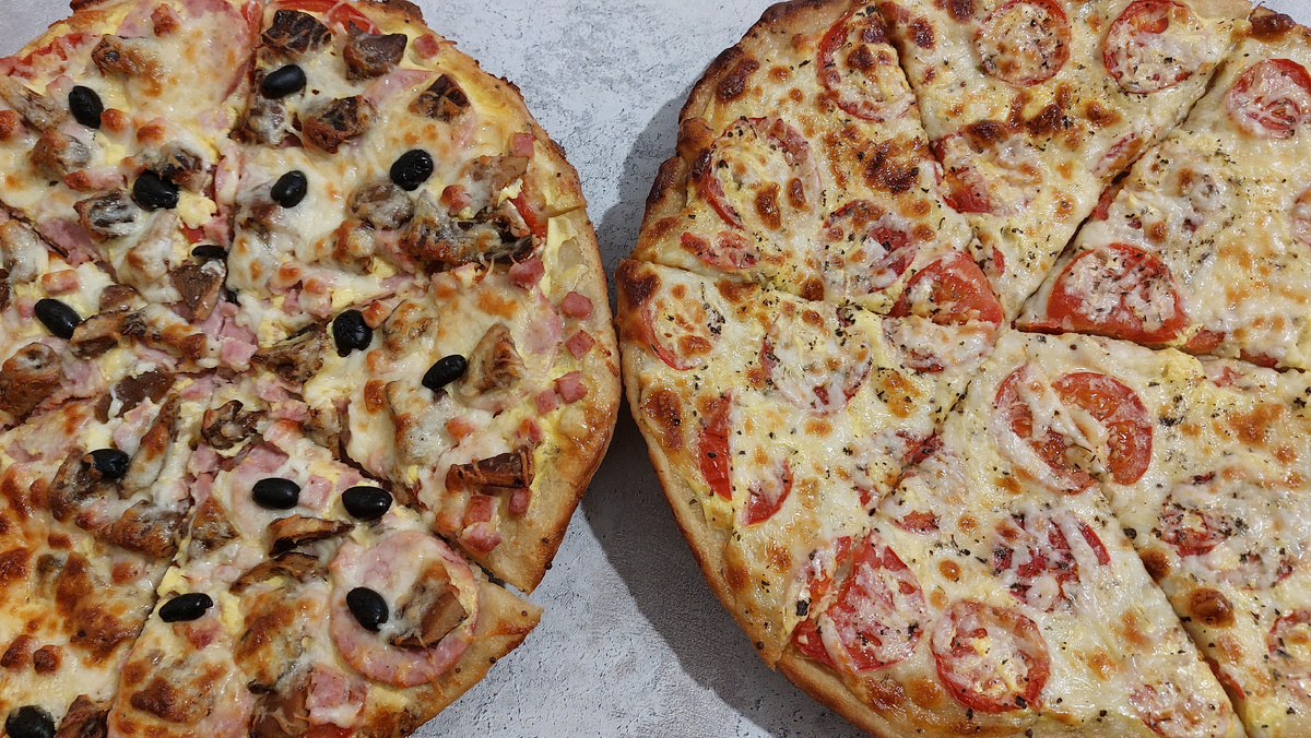 Фото автора: пицца - пример калорийного ужина (а вот пользы в нём крайне мало)