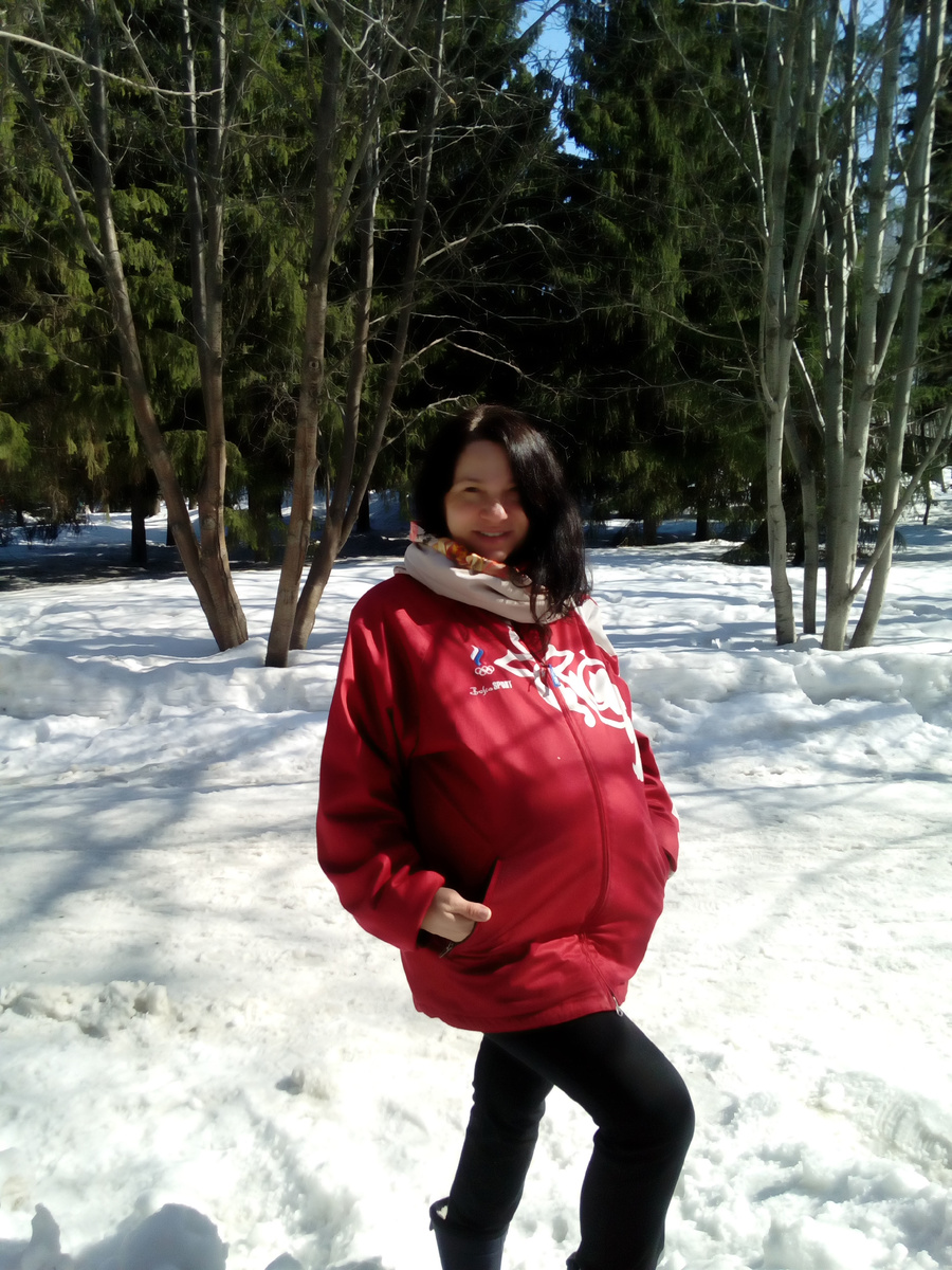 8 месяц беременности.