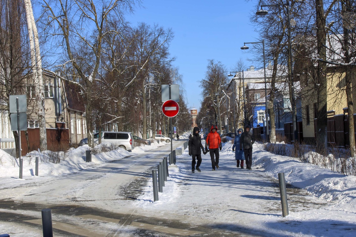 Усиленный ветер до 20 метров в секунду накрыл Ямал 21 апреля.  Фото: ФедералПресс / Ксения Кобалия