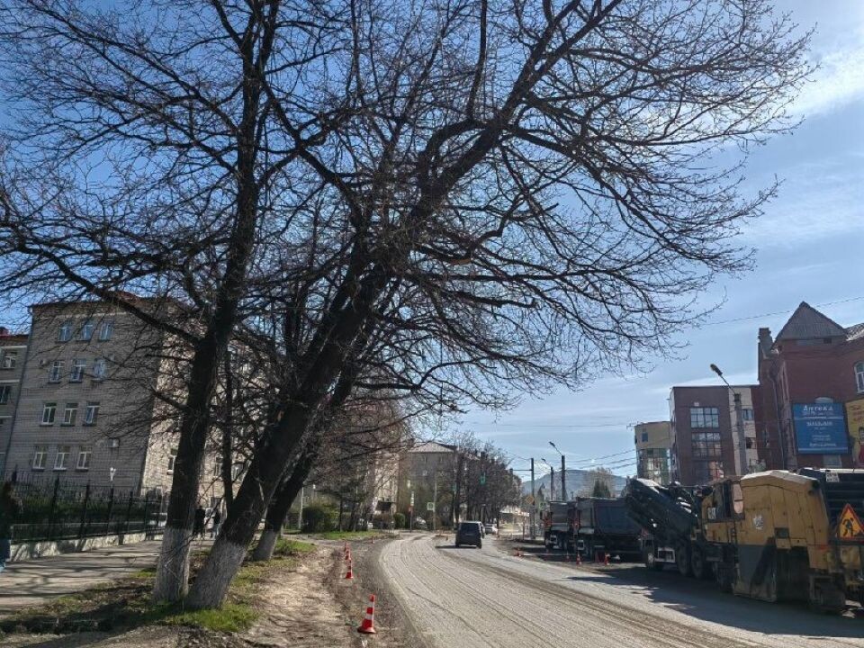    Ремонт улицы Чорос-Гуркина в Горно-Алтайске. Источник: Телеграм-канал администрации Горно-Алтайска