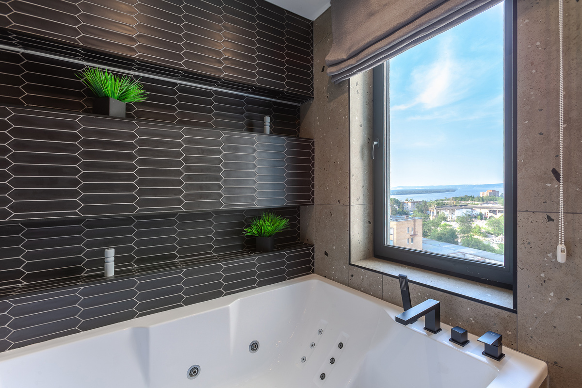 Ванная комната с джакузи