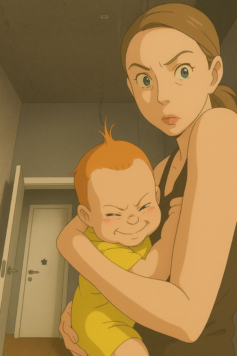 Реальное фото Нади с Агатой переработала нейронка