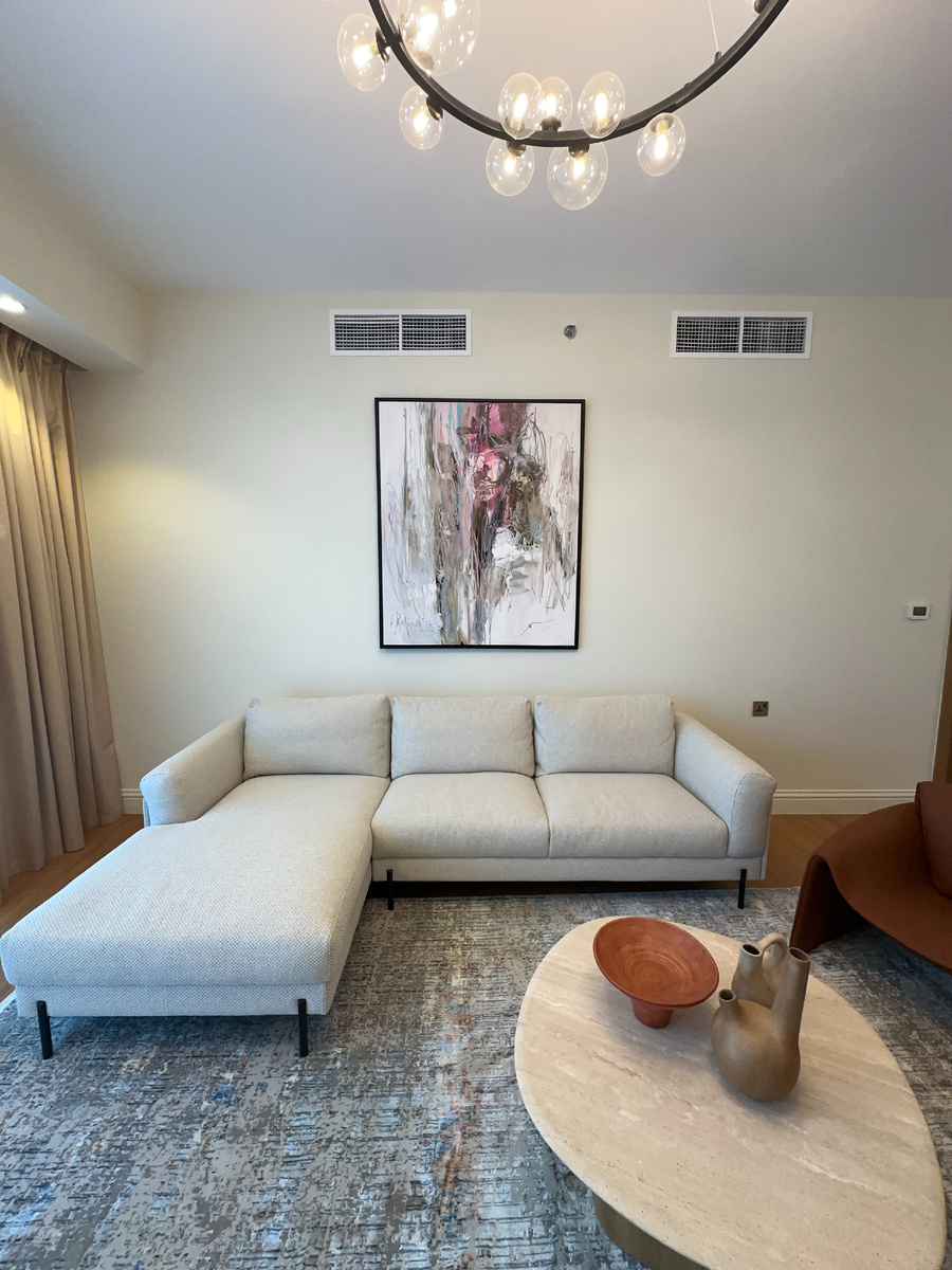 Ремонт и меблировка квартиры в Trident Grand, проект Furni в Дубае