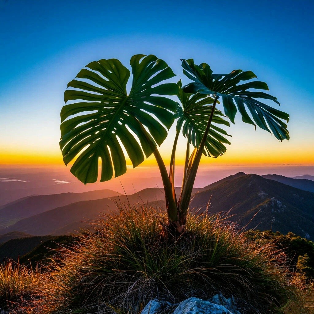 Монстера в природных условиях 