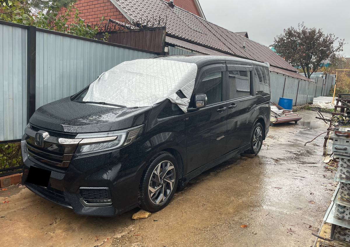 Так выглядел автомобиль до зимовки