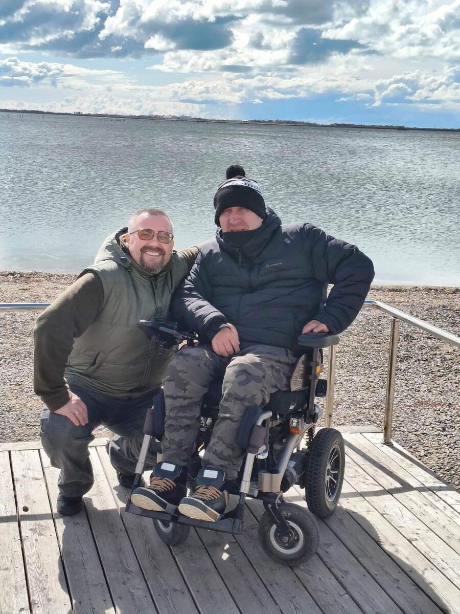 Дима с моим мужем Семеном