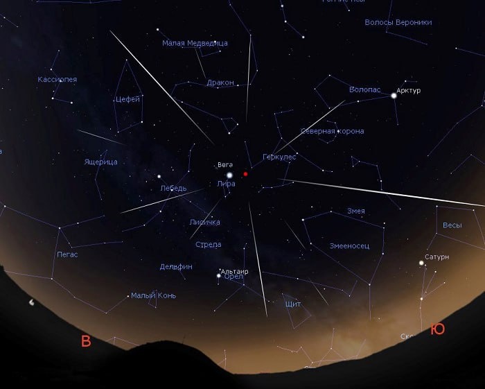     Красноярцы смогут наблюдать метеорный поток Лириды в ночь на 22 апреля