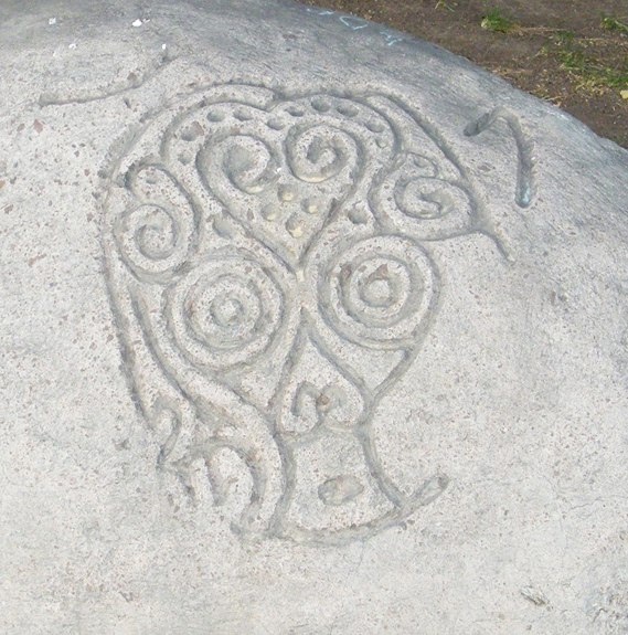 Петроглифы возле нанайского села Сикачи-Алян и села Малышево.. Созданы 8-12 тыс. лет назад.