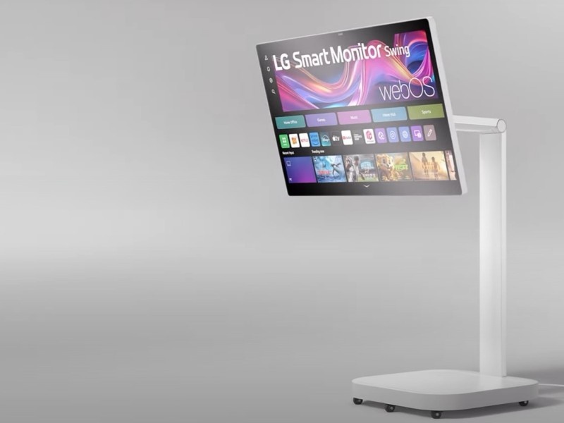    Представлен LG Smart Monitor Swing — умный монитор с подставкой на колёсах