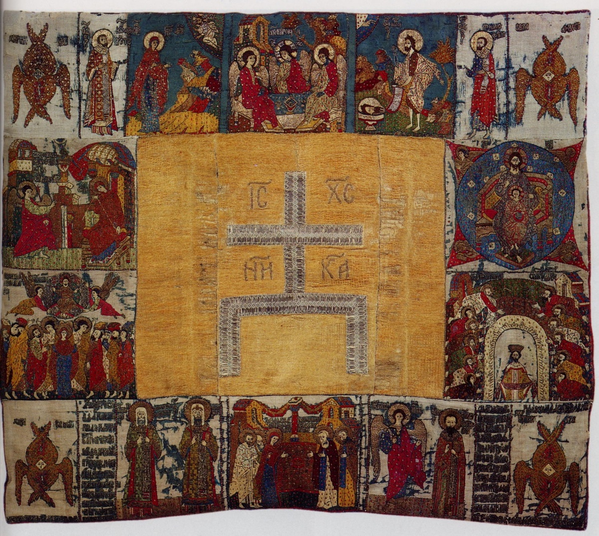 Пелена, вышитая Софьей Палеолог