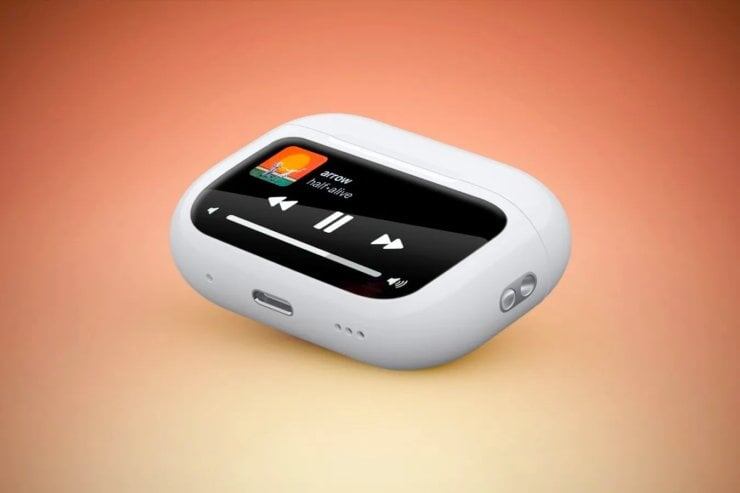    А может, Apple все-таки рискнет и в AirPods Pro 3 появится экран? Изображение: isupport.kz