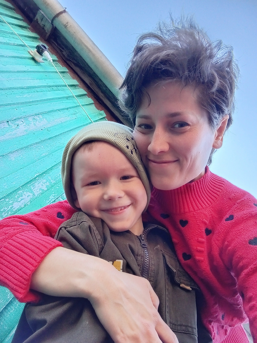 Фото с племянником Михаилом на память