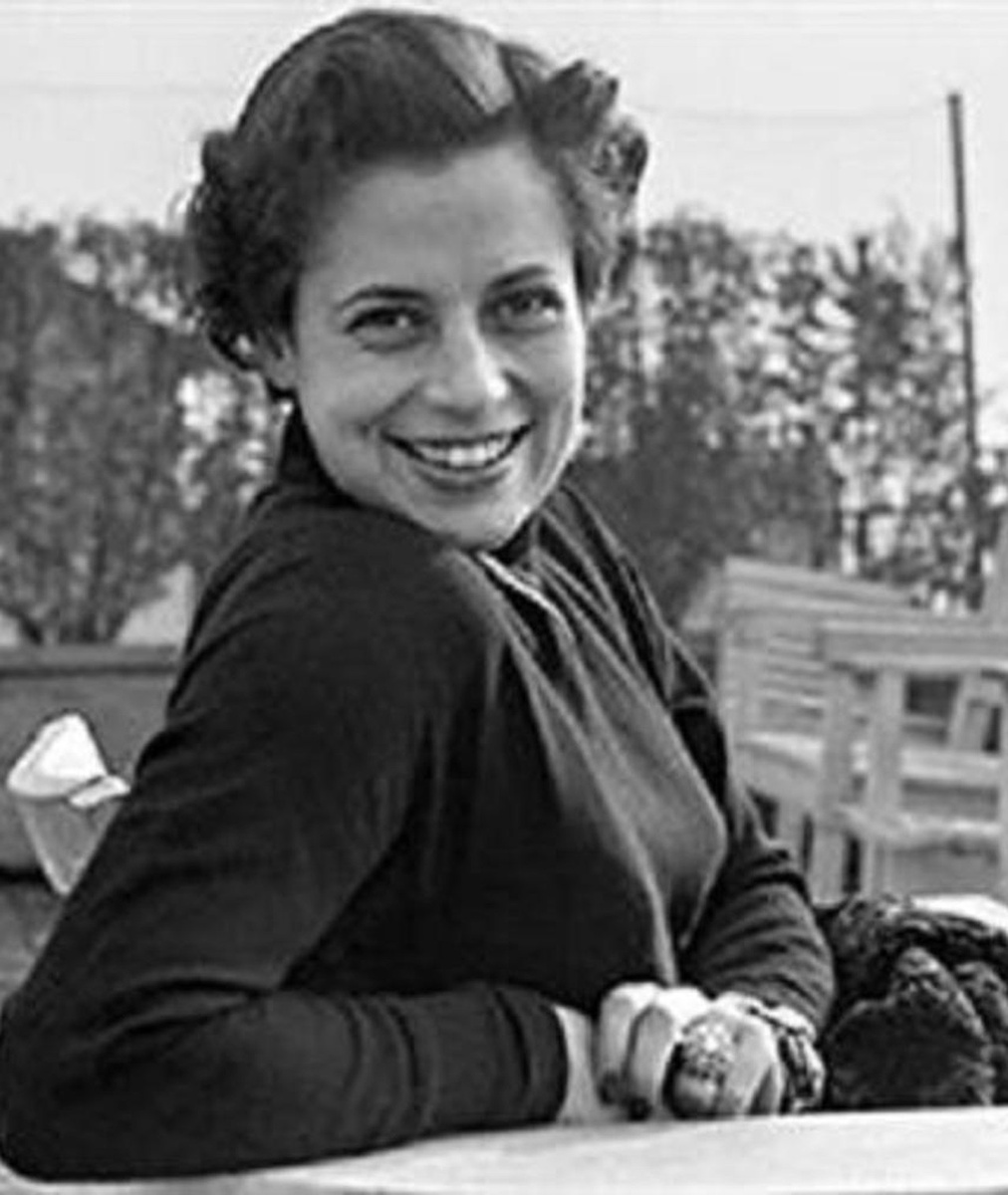 Франсуаза Жиру в молодости. 