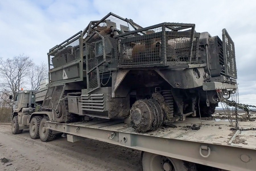 Уничтоженная техника ВСУ в приграничном районе Курской области - Фото: Пресс-служба Минобороны РФ/ТАСС