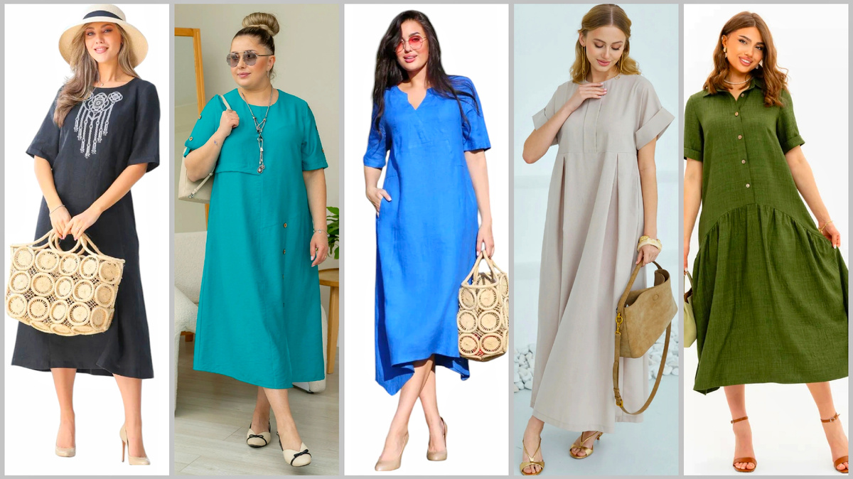 Одежда Plus Size с Wildberries. Платья больших размеров на лето с Wildberries 