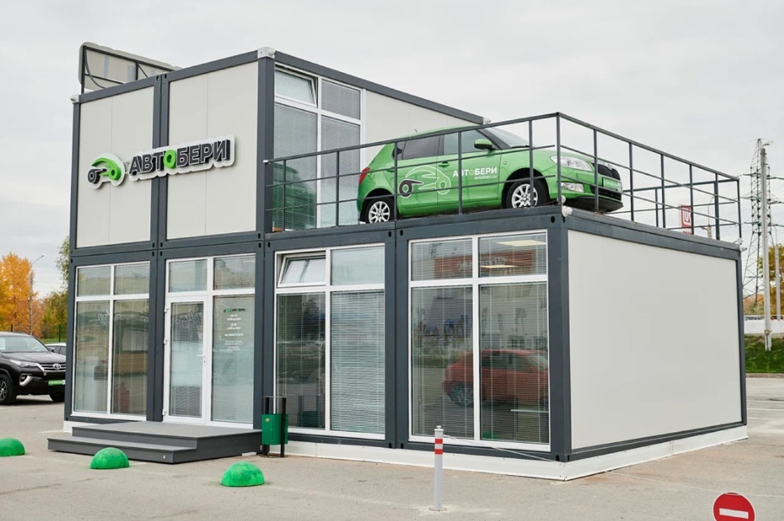 Офис продаж автосалона из блок-контейнеров