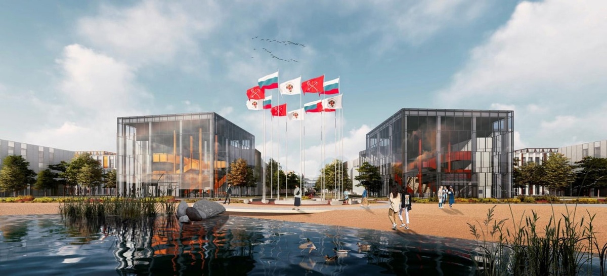 Рендер кампуса СПбГУ 