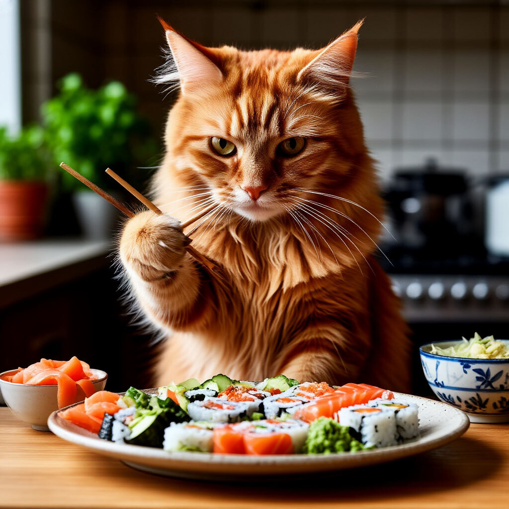 Рыжый голодный Лайк