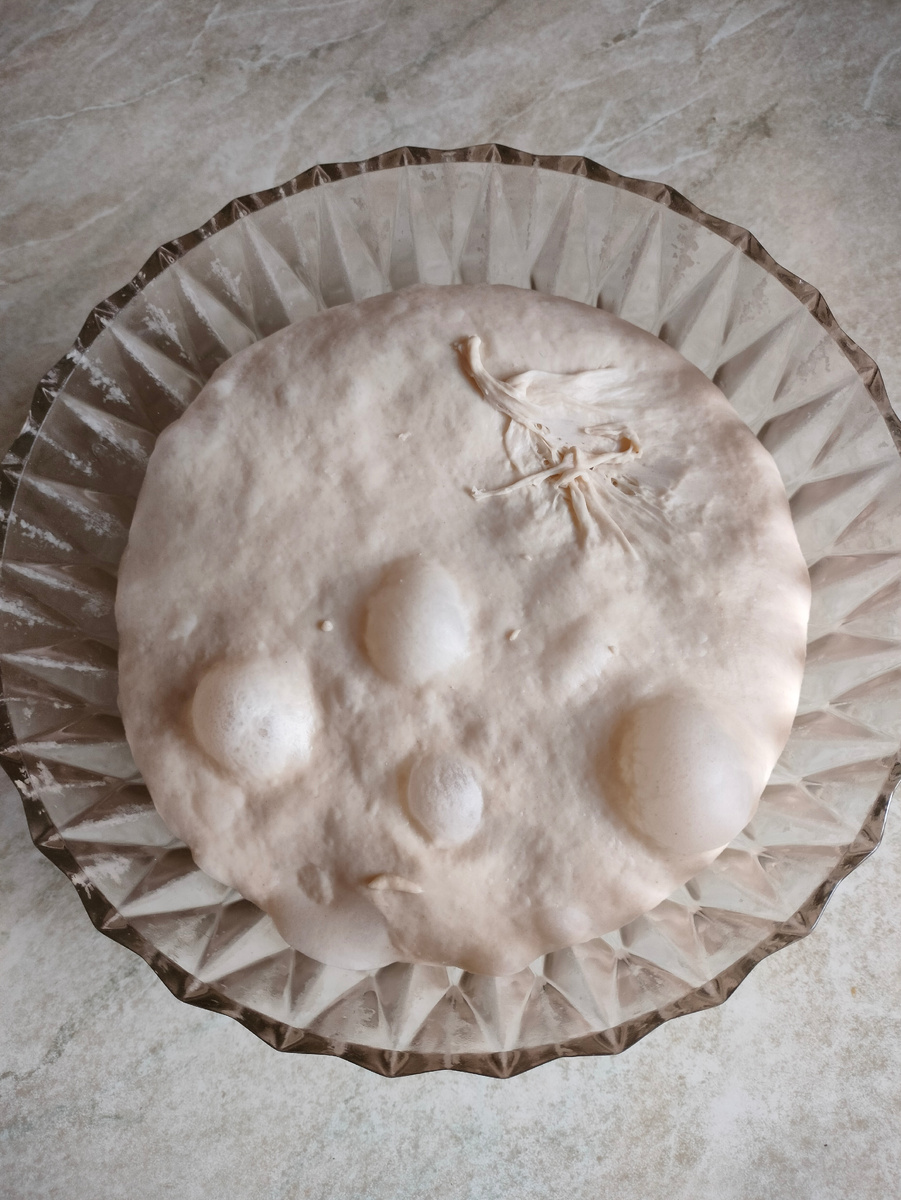 Фото автора. Подошедшее тесто