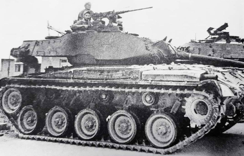 Захваченные M41A1 гусанос, апрель 1961 года.