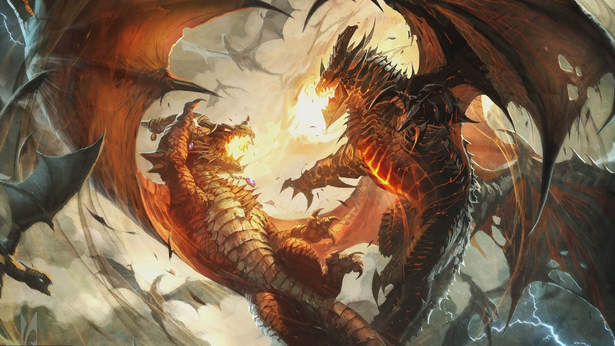 Битва драконов (арт pinterest.com).