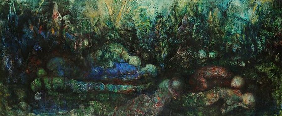 Спящие в саду / sommeil dans un jardin. 1962